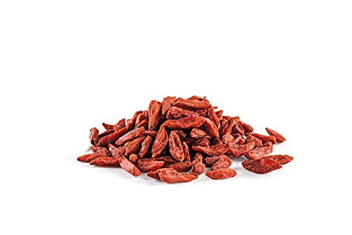 PlantLife Bayas de goji BÍO 500g – bayas crudas muy grandes – secadas al sol y sin tratar - 100% reciclable