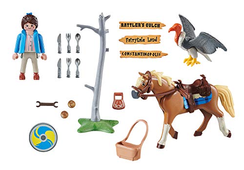 PLAYMOBIL: THE MOVIE Marla con Caballo, a Partir de 5 Años (70072)