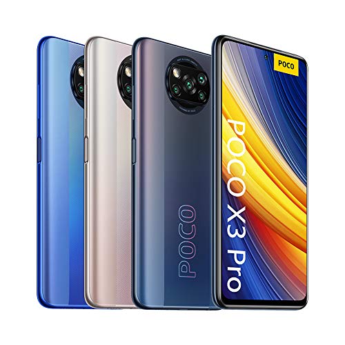 POCO X3 Pro - Smartphone 6+128 GB, 6,67” 120Hz FHD+DotDisplay, Snapdragon 860, Cámara Cuádruple de 48 MP, 5160 mAh, Negro Fantasma