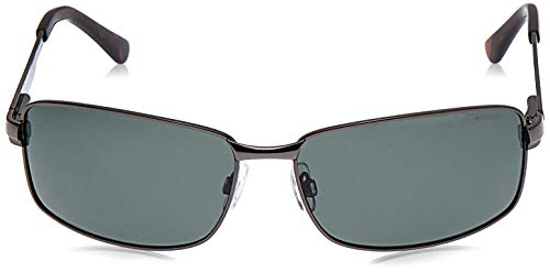 Polaroid P4416 RC A3X Gafas de Sol, Gris (Dark Gun/Green Pz), 63 para Hombre