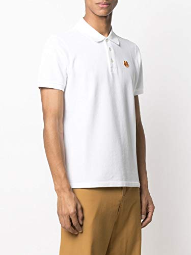 Polo Blanco de Hombre con Logo Tiger Kenzo (M)