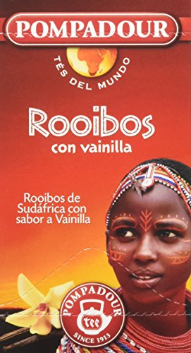 Pompadour Té del Mundo Rooibos Vainilla - 20 Bolsitas