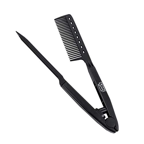 Ponik's Peine alisador de pelo liso – Peine cepillo de peine, cepillo alisador, cepillo alisador, cepillo alisador de pelo, cepillo alisador de pelo – para alisar el cabello con la plancha