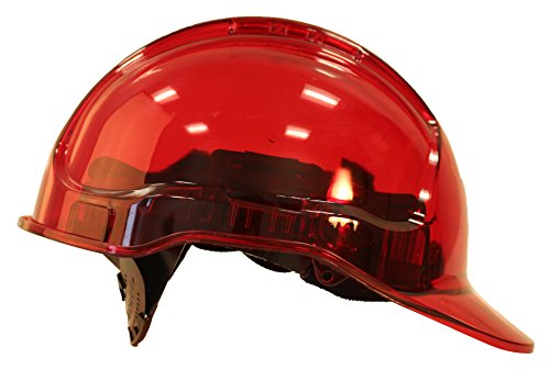 Portwest PV50 - Opinión máxima del casco, color rojo