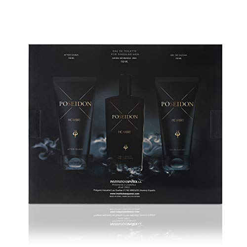 Poseidon Estuche Hombre-Eau de Toilette, After Shave, Gel de Ducha, Estándar, 1 Unidad (Paquete de 1)