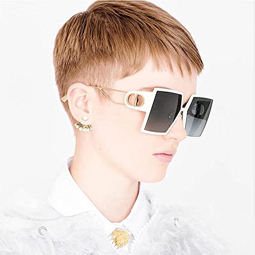 Powzz ornament 2021 Nuevas gafas de sol Mujer S Plaza Big Box Fashion Online Celebrity Sunglasses Sunglasses de moda-q