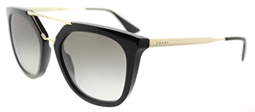 Prada 0PR13QS 1AB0A7 54 Gafas de Sol, Negro (Black/Grey), Unisex-Adulto