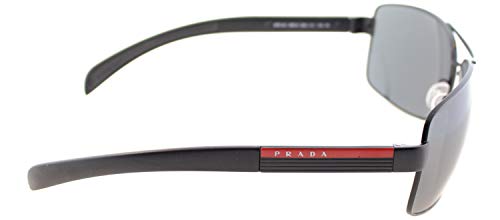 Prada Linea Rossa 0PS 54IS, Gafas de Sol para Hombre, Negro (Matte Black Rubber), 65