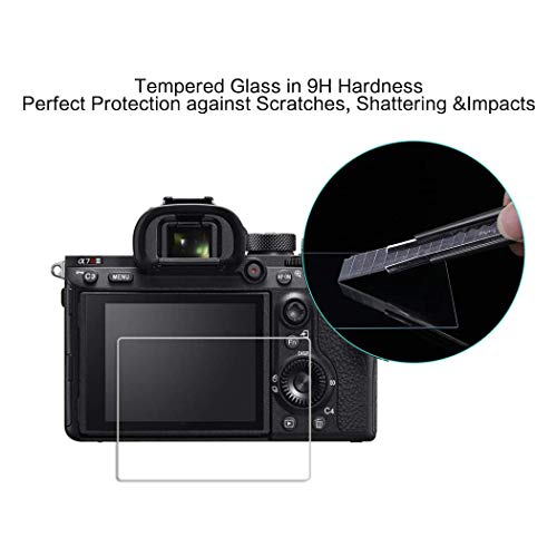 Protector de Pantalla Compatible con GoPro Hero 8 Black,[Resistente a Rayones,Alta Definición,Sin Burbujas],E-Hamii[3 Piezas]Protector de Vidrio Templado para GoPro Hero 8 Black