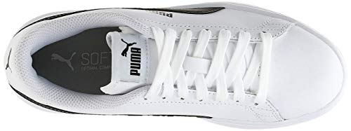 PUMA Smash v2 L, Zapatillas Bajas, para Unisex adulto, Blanco (Puma White-Puma Black), 44 EU