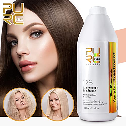 PURC 12% Tratamiento Brasileño De Queratina Para Alisar El Cabello Queratina Para Tratamiento De Cabello Rizado Profundo Venta Al Por Mayor De Productos De Peluquería