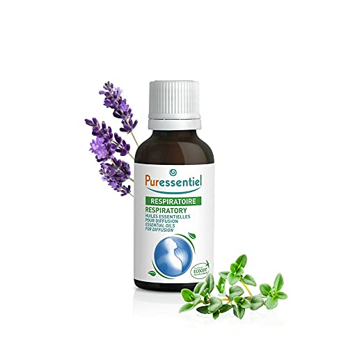 Puressentiel - Respiratorio - Aceites Esenciales para Difusión Resp'OK - 100% puros y naturales - Ayuda a promover el bienestar y a respirar más libremente - 30ml