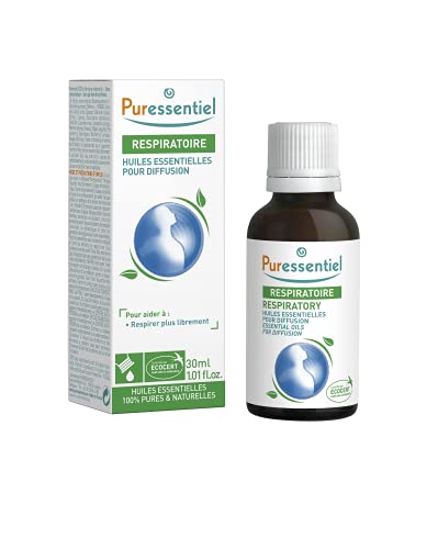 Puressentiel - Respiratorio - Aceites Esenciales para Difusión Resp'OK - 100% puros y naturales - Ayuda a promover el bienestar y a respirar más libremente - 30ml