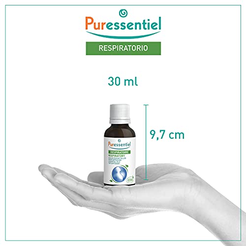 Puressentiel - Respiratorio - Aceites Esenciales para Difusión Resp'OK - 100% puros y naturales - Ayuda a promover el bienestar y a respirar más libremente - 30ml