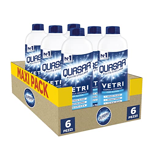 Quasar Limpiador para ventanas, carga, 750 ml