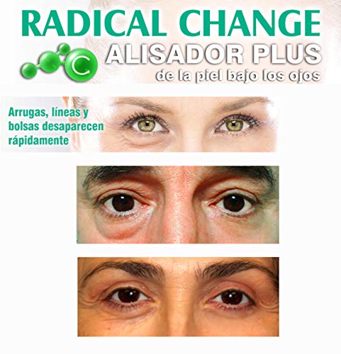 RADICAL CHANGE - ALISADOR PLUS - CREMA ANTIOJERAS, LINEAS DE EXPRESIÓN, ELIMINA LAS BOLSAS DE LOS OJOS DE FORMA RÁPIDA - EFECTIVIDAD COMPROBADA