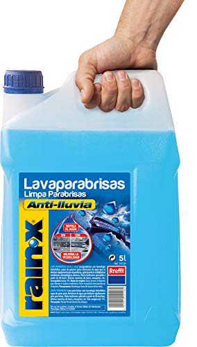 Rain-X 14126 Lavaparabrisas anti-lluvia protección -5°C, Fabricado en España, Repelente lluvia, Parabrisas, 5 litros