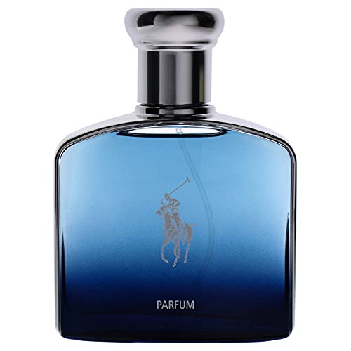 RALPH LAUREN Polo Blue Deep Parfum POUR Homme 75ML Unisex Adulto, Negro, Estándar