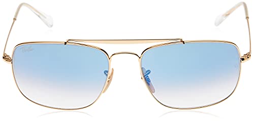 Ray-Ban 0RB3561, Gafas de Sol para Hombre, Marrón (Light Blue Gradient), 57