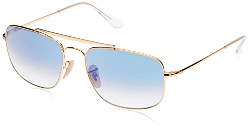 Ray-Ban 0RB3561, Gafas de Sol para Hombre, Marrón (Light Blue Gradient), 57