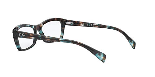 Ray-Ban 0rx5255 Gafas de Lectura, Havana Opal Hellblau/Demo Objektiv, 51 MM Unisex Adulto