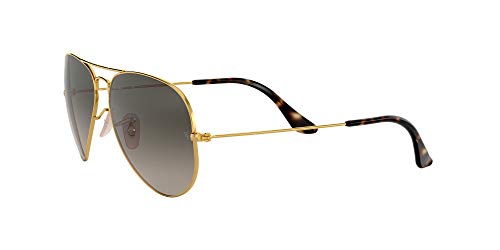 Ray-Ban Aviator Large Metal, Gafas de sol para Hombre, Dorado (Grey Gradient), 58