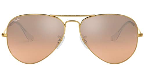 Ray-Ban Gafas de Sol AVIATOR LARGE METAL RB 3025 Gold/Pink Shaded 55/14/135 unisex