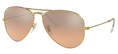 Ray-Ban Gafas de Sol AVIATOR LARGE METAL RB 3025 Gold/Pink Shaded 55/14/135 unisex