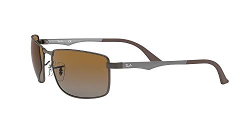 Ray-Ban Mod. 3498 Gafas de Sol, Matte Gunmetal, 61 para Hombre