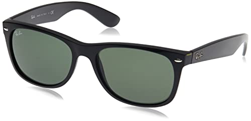 Ray-Ban New Wayfarer 622/30 Gafas de Sol, Rubber Black, 51 para Hombre