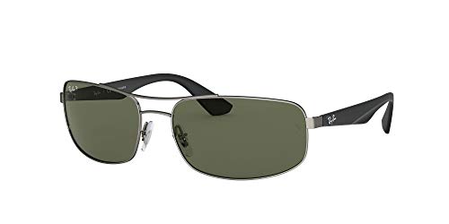 Ray-Ban Rb3527 Gafas de Sol, Matte Gunmetal, 61 para Hombre