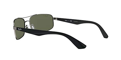 Ray-Ban Rb3527 Gafas de Sol, Matte Gunmetal, 61 para Hombre