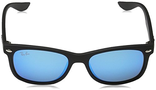 Ray-Ban Rj9052S Gafas de sol, Rectangulares Unisex niños, negro