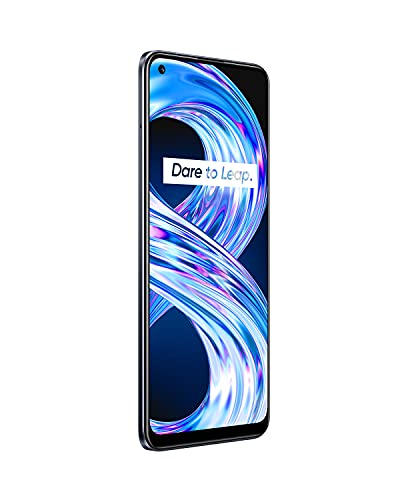 realme 8 - Smartphone Libre (Pantalla AMOLED superior 6.4", 8GB RAM +128GB , MediaTek Helio G95, Cámara cuádruple con IA de 64MP, Carga Dart de 30W batería de 5000 mAh) Punk Black - Exclusivo Amazon