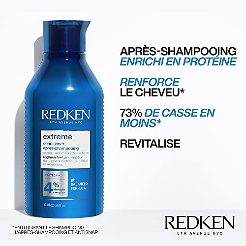 Redken | Acondicionador Reparador con Proteínas para Cabello Dañado, Extreme, Formato 500 ml