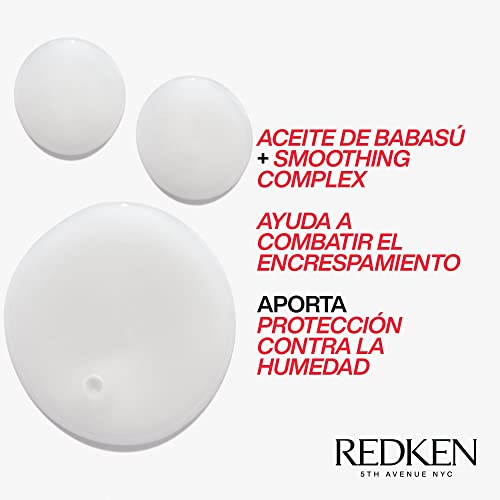 Redken | Champú Antiencrespamiento Para todo tipo de Cabello de fino a grueso, Frizz Dismiss, 300ml