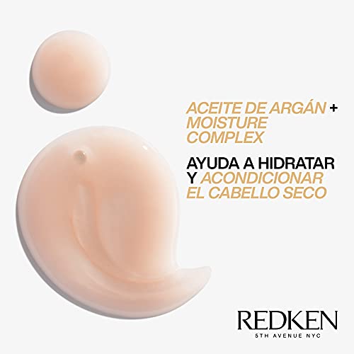 Redken | Champú Hidratante con Aceite de Argán para Cabello Seco y Frágil, All Soft, 300 ml