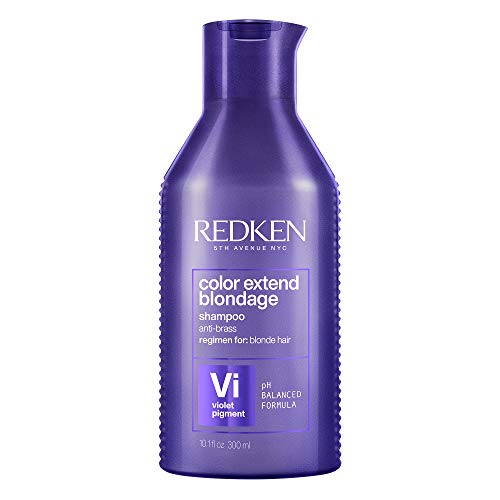 Redken | Champú para el Cuidado del Color para Cabello Rubio, Color Extend Blondage, 300 ml