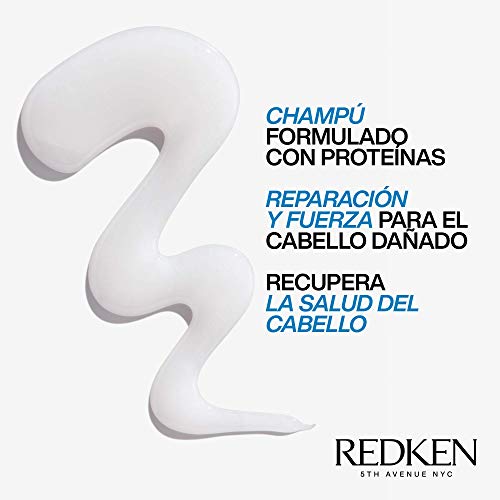 Redken | Champú Reparador con Proteínas para Cabello Dañado, Extreme, Formato 300 ml