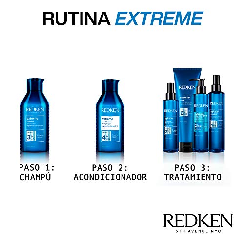 Redken | Champú Reparador con Proteínas para Cabello Dañado, Extreme, Formato 500 ml