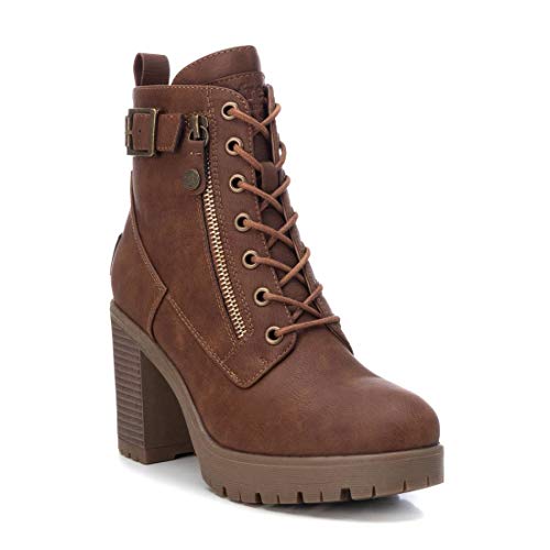 Refresh 72387, Botas Cortas al Tobillo Mujer, Camel, 38 EU