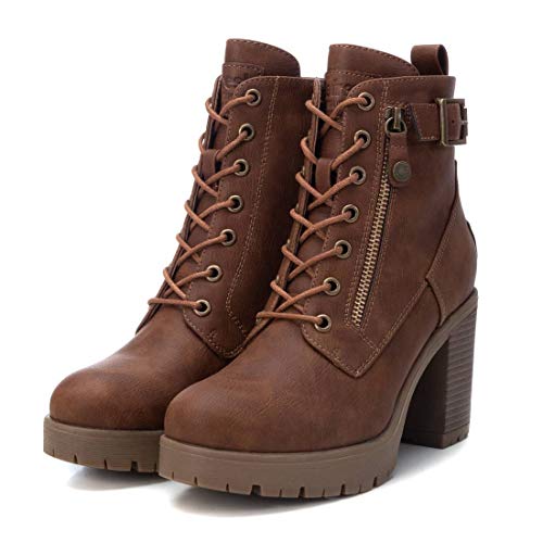 Refresh 72387, Botas Cortas al Tobillo Mujer, Camel, 38 EU