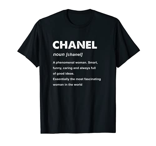 Regalo de nombre de Chanel Camiseta