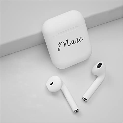 Regalo Original Personalizado - Auriculares Personalizados - Cascos inalámbricos con Nombre - Regalos Originales Hombre y Mujer - Regalo Navidad - Regalos Personalizados