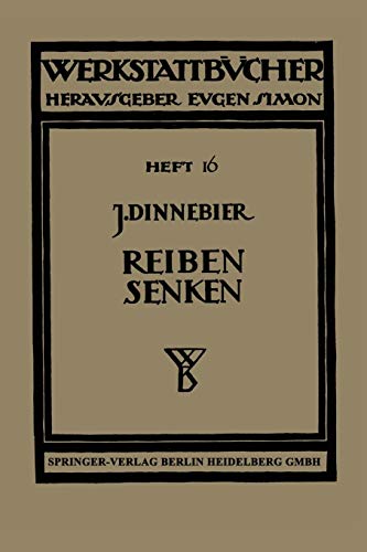 Reiben Und Senken: 16 (Werkstattbücher)