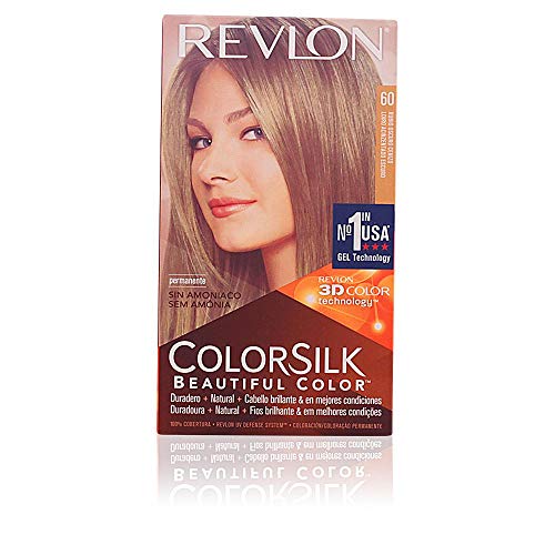 Revlon Colorsilk - Tinte, color 60-rubio oscuro cenizo, 200 gr