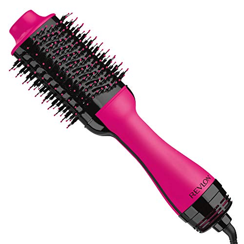 REVLON Secador voluminizador Salon One-Step - Nueva edición Rosa (One-Step, tecnología IÓNICA y CERÁMICA, media melena-cabello largo, 2-en-1 seca y voluminiza, resultados profesionales) RVDR5222PE