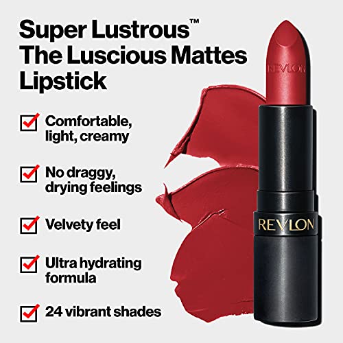 Revlon Super Lustrous Pintalabios Luscious Mate (#001 If I want to)