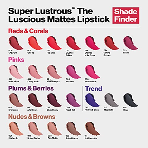 Revlon Super Lustrous Pintalabios Luscious Mate (#001 If I want to)