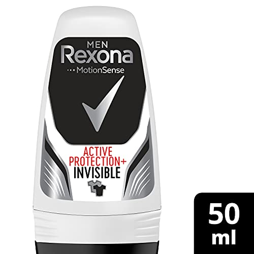 Rexona Active Protection+ Desodorante Roll On Antitranspirante para hombre Invisible  50ml - Pack de 6